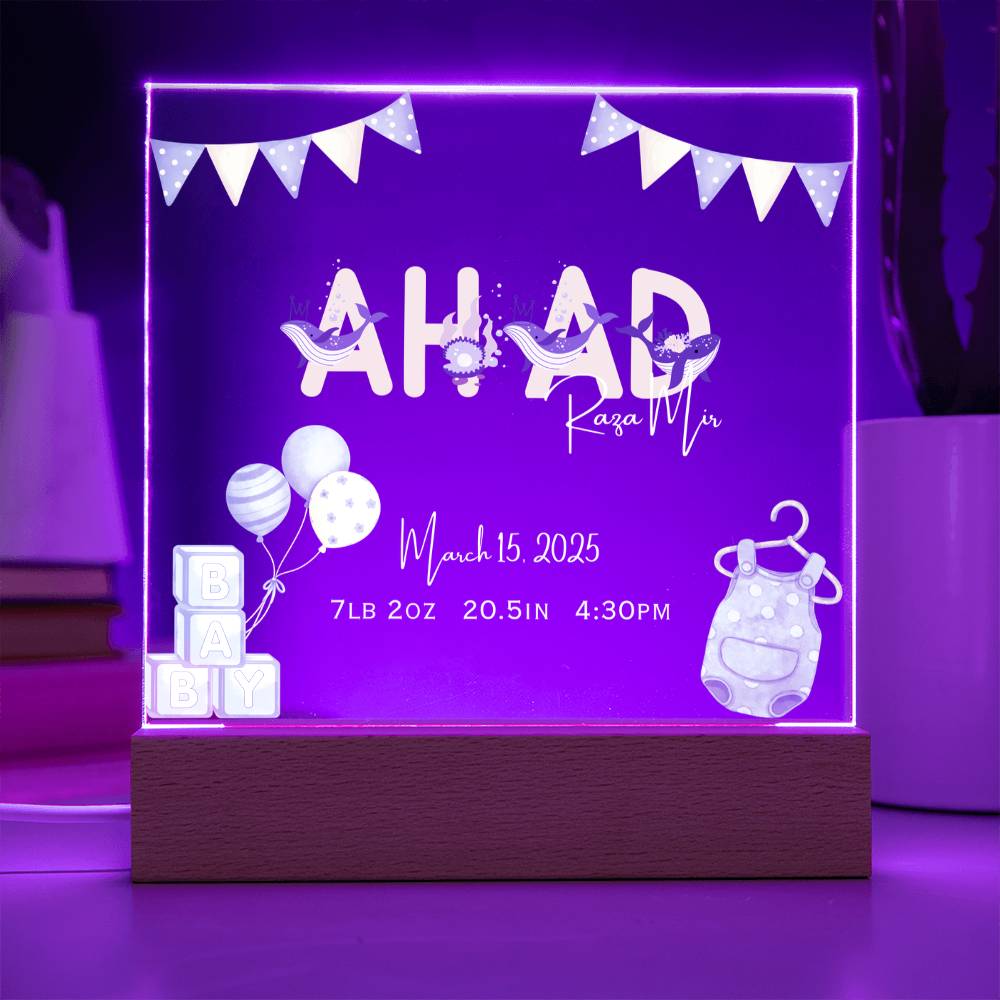 Gift for Muslim Son Baby Naming With Personalized by Qiyam