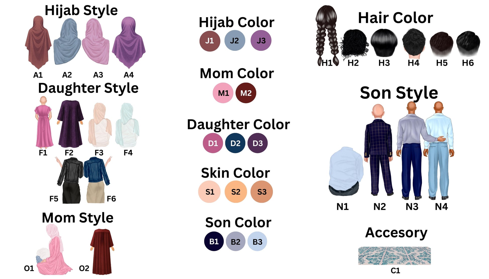 Gift for Muslim Daughter With Personalized Cliparts With Dua by Qiyam