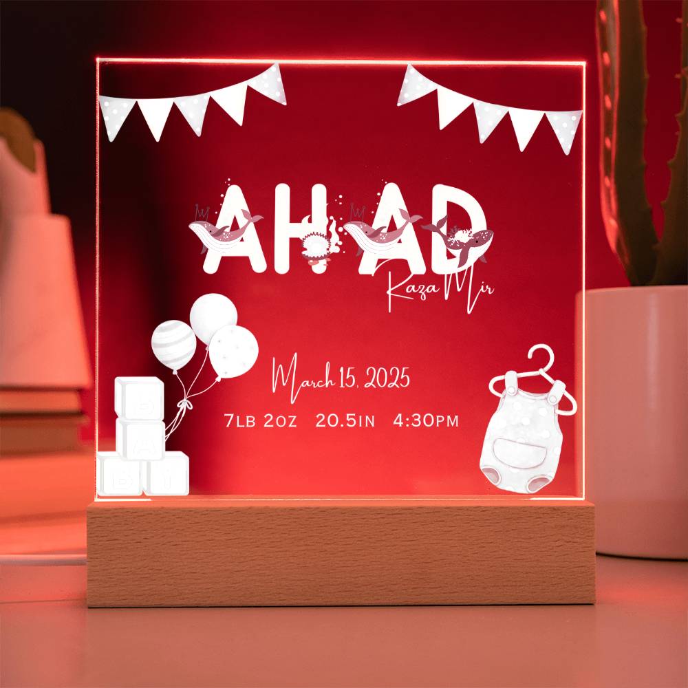 Gift for Muslim Son Baby Naming With Personalized by Qiyam