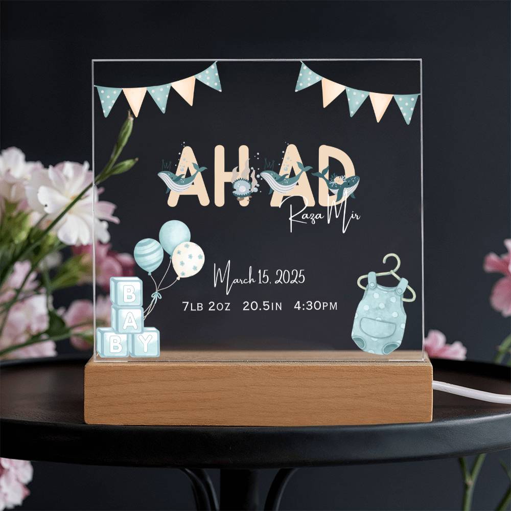 Gift for Muslim Son Baby Naming With Personalized by Qiyam